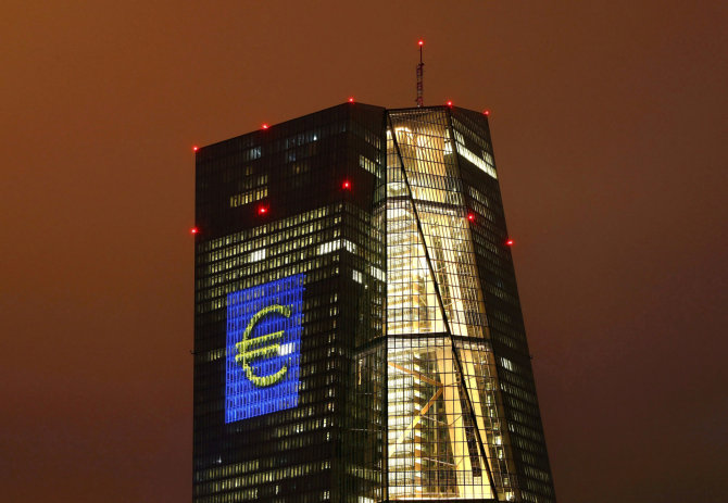 „Reuters“/„Scanpix“ nuotr./ECB Frankfurte 
