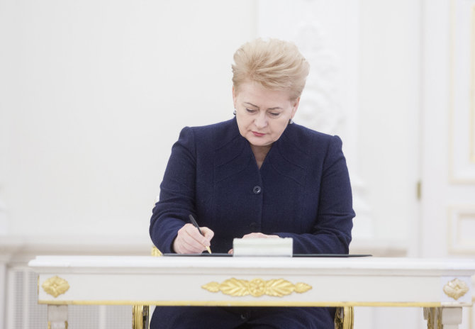 Luko Balandžio/15min.lt nuotr./Dalia Grybauskaitė