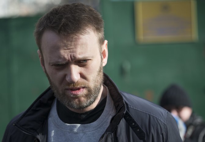 „Scanpix“/AP nuotr./Rusijos opozicijos atstovas Aleksejus Navalnas.
