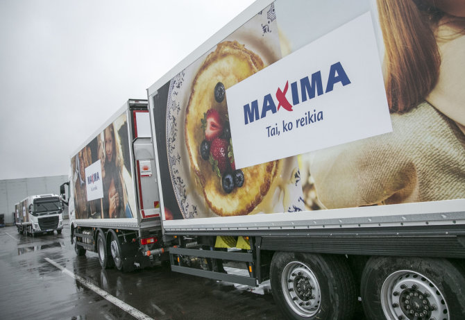 Luko Balandžio/15min.lt nuotr./„Maxima LT“ sandėlis ruošiasi kalėdinei prekybai