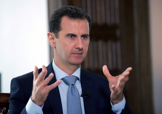 AFP/„Scanpix“ nuotr./Sirijos prezidentas Bashas al Assadas.