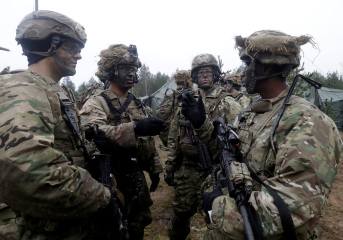 „Reuters“/„Scanpix“ nuotr./JAV kariai Latvijoje