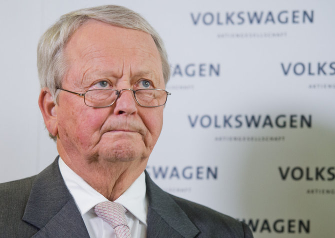 „Scanpix“/AP nuotr./„Volkswagen“ vadovas Martinas Winterkornas