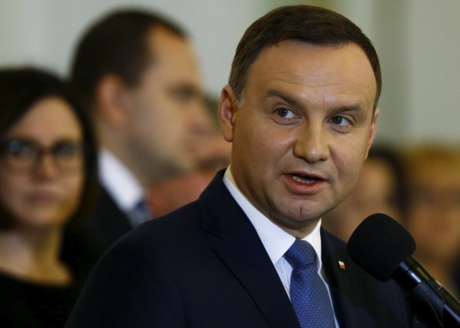 „Reuters“/„Scanpix“ nuotr./Andrzejus Duda