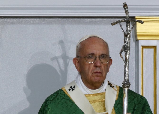 „Reuters“/„Scanpix“ nuotr./Popiežius Pranciškus Filadelfijoje