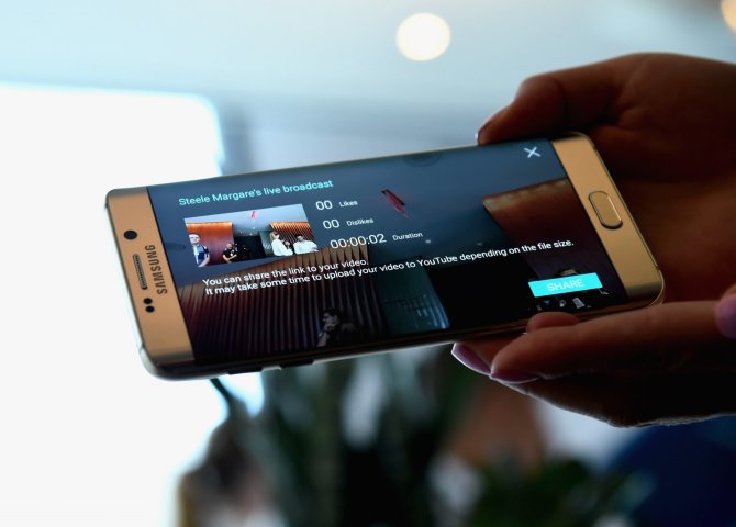 Scanpix nuotr./Samsung Galaxy S6 Edge Plus