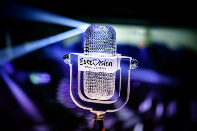 Eurovision.tv / Thomas Hanses nuotr. /„Eurovizijos“ dainų konkurso trofėjus