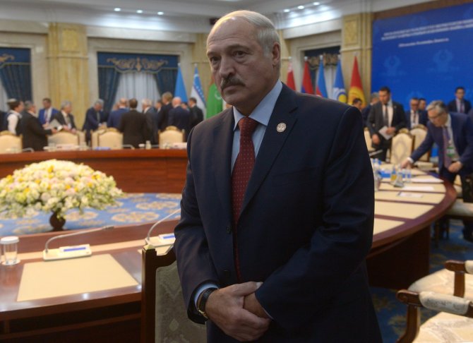 Scanpix/Sputnik nuotr./Baltarusijos prezidentas Aliaksandras Lukašenka 