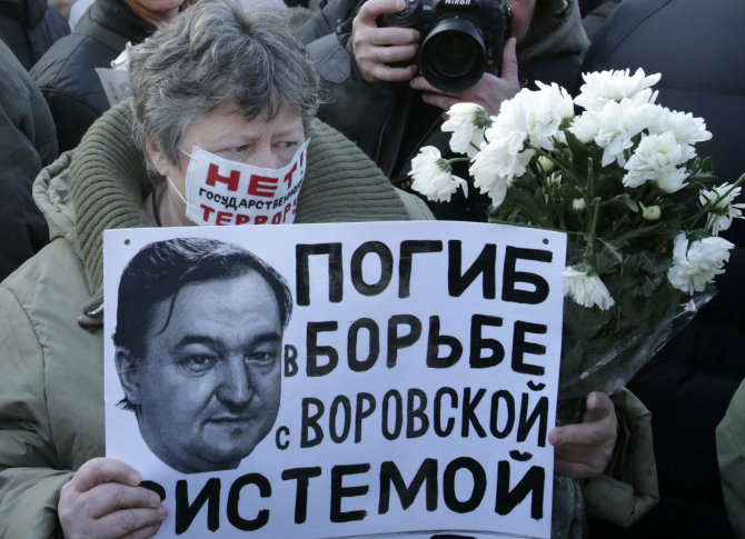 „Reuters“/„Scanpix“ nuotr./Sergejus Magnickis Rusijoje tapo kovos su korupcija simboliu