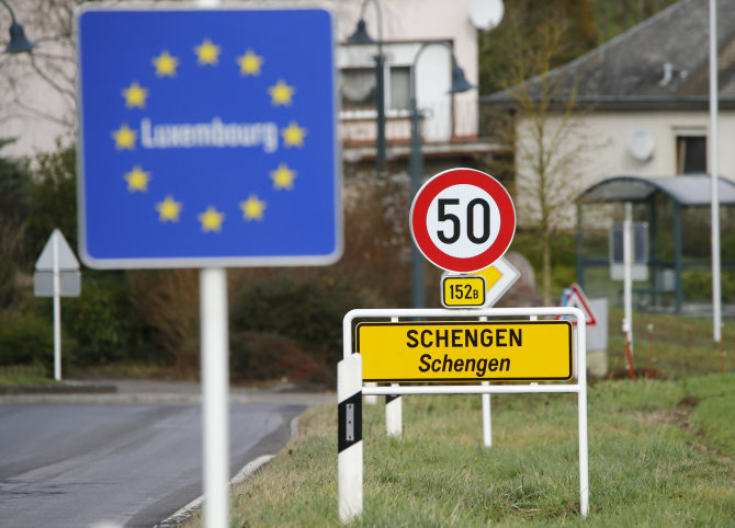„Reuters“/„Scanpix“ nuotr./Šengeno miestelis Liuksemburge 