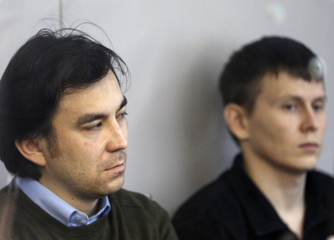 „Scanpix“/AP nuotr./J.Jerofejevas (kairėje) ir A.Aleksandrovas