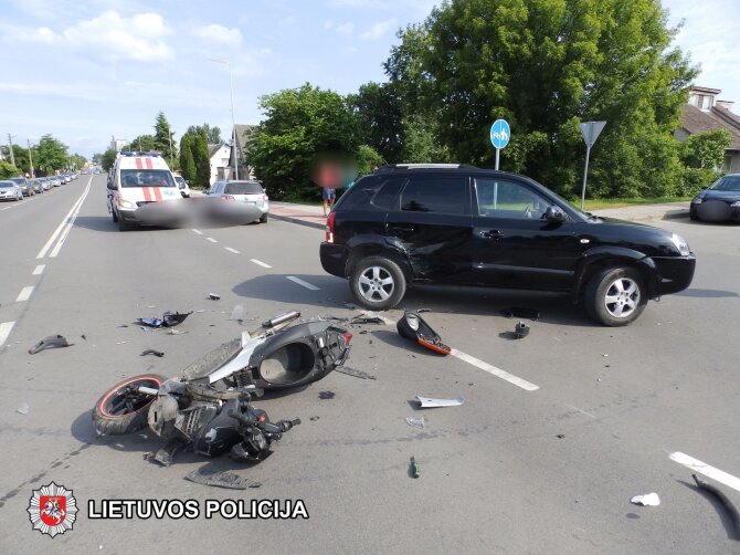 Marijampolės apskrities VPK nuotr./Įvykio vietoje