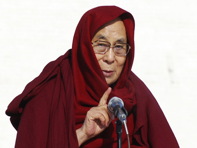 „Scanpix“/AP nuotr./Dalai Lama