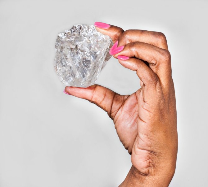 AFP/„Scanpix“ nuotr./Lapkričio 16 diena. Botswanoje rastas didžiausias per šimtmetį deimantas