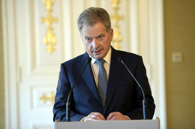 „Reuters“/„Scanpix“ nuotr./Suomijos prezidentas Saulis Niinisto