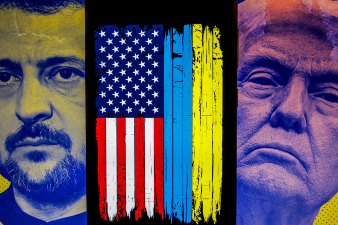 SIPA/„Scanpix“/Volodymyras Zelenskis, Donaldas Trumpas
