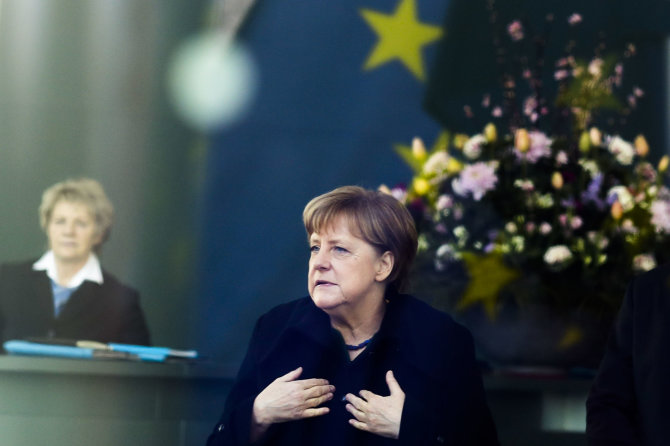 „Scanpix“/AP nuotr./Vokietijos kanclerė Angela Merkel