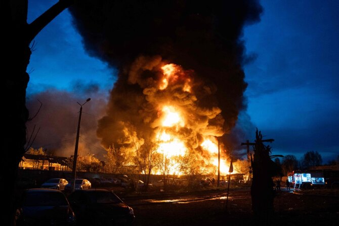 AFP/ „Scanpix“/Rusija atakavo Kyjivą