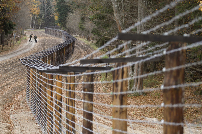 Vasily Fedosenko „Reuters“/„Scanpix“ nuotr./Lenkijos-Baltarusijos pasienis