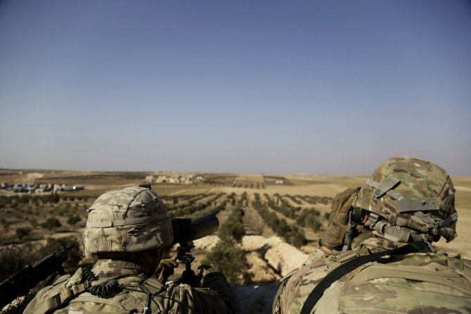 „Scanpix“/AP nuotr./JAV kariai Sirijoje