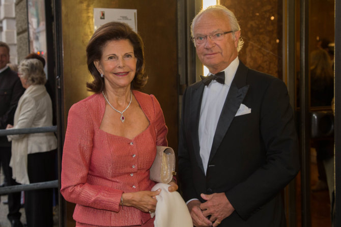 Vida Press nuotr./Švedijos karalienė Silvia ir karalius Carlas Gustafas XVI 