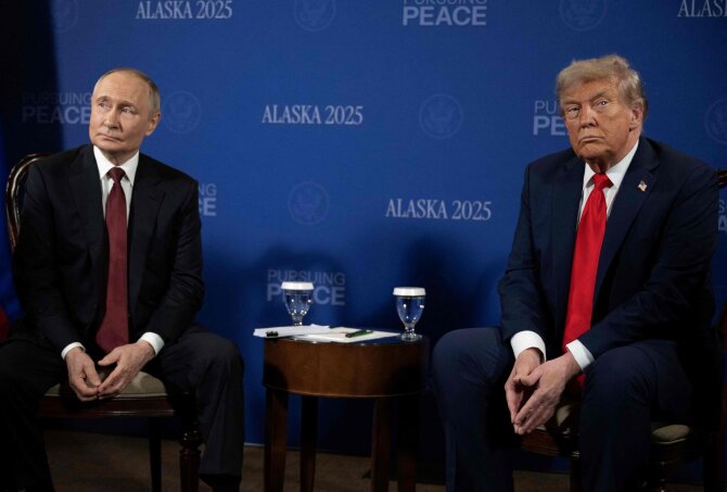 AFP/ „Scanpix“/Vladimiras Putinas, Donaldas Trumpas