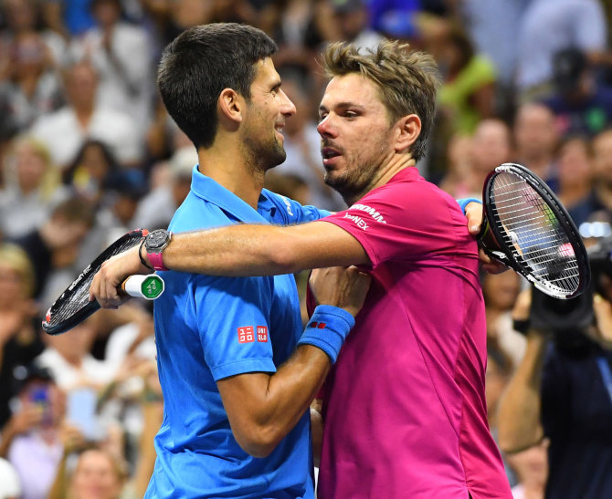 „Scanpix“ nuotr./„US Open“ finalas: Stanas Wawrinka – Novakas Džokovičius