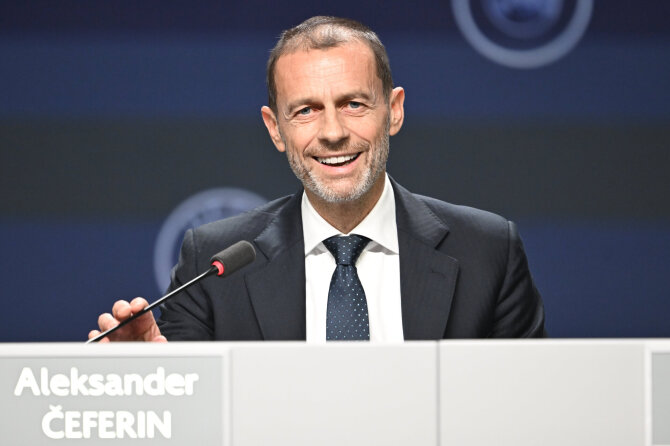 UEFA prezidentas Aleksandras Čeferinas / Nico Vereecken / ZUMAPRESS.com