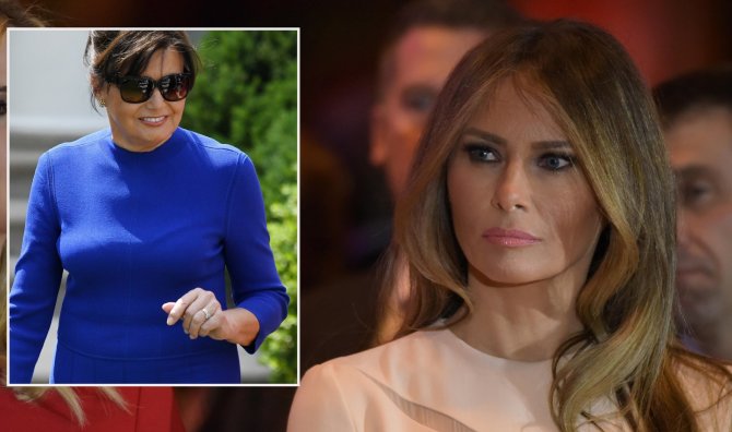 Vida Press nuotr./Melania Trump ir Amalija Knavs