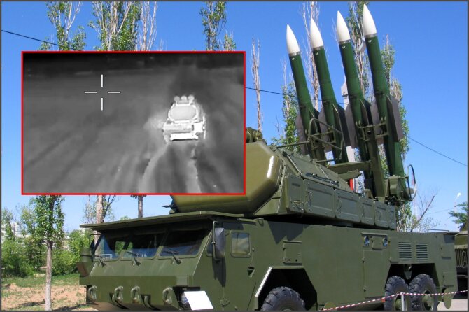 GUR nuotr. / Wikipedia/Ukrainos karinė žvalgyba sunaikino rusų priešlėktuvinę sistemą „Buk“