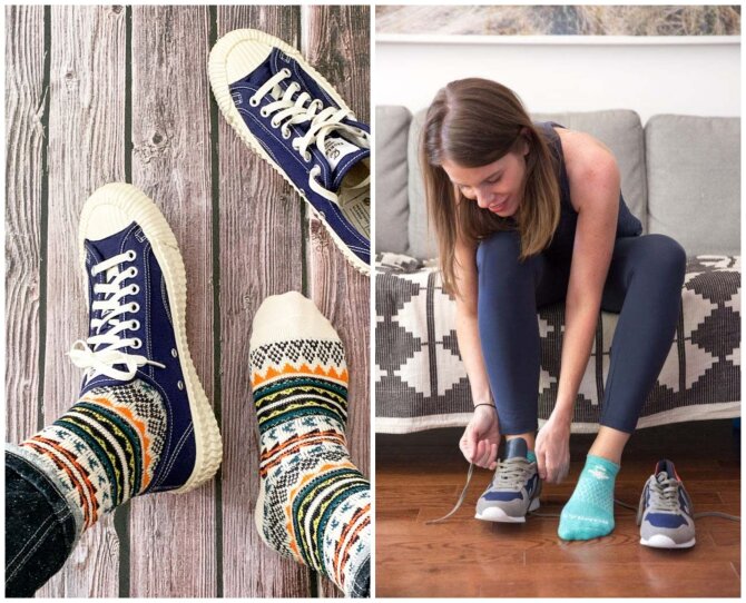 „Pinterest“ nuotr./Skirtingos kojinės – skirtingiems atvejams