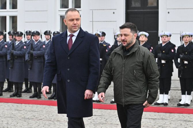 K. Nawrockis ir V. Zelenskis / Newspix / ZUMAPRESS.com