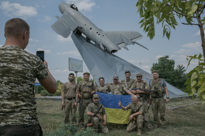 „The New York Times“/Mauricio Lima nuotr./Ukrainos kariai Donecke