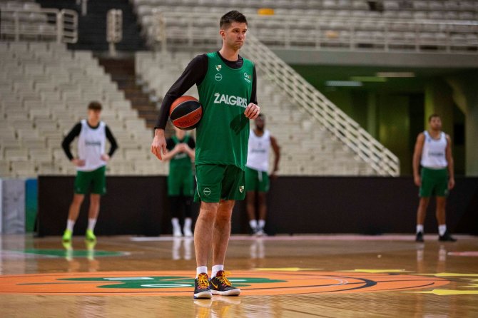 zalgiris.lt nuotr./„Žalgirio“ treniruotė Atėnuose.