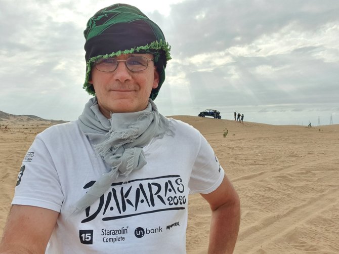 15min nuotr./Žilvinas Pekarskas Dakaro trasoje