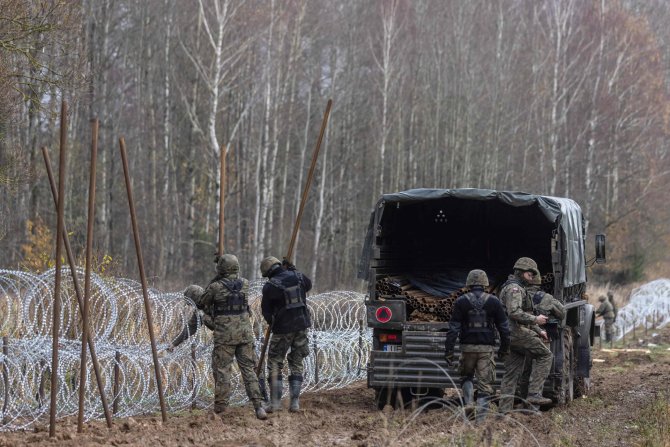 „AFP“/„Scanpix“/Kaliningrado ir Lenkijos pasienio ruožas