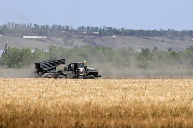 AFP/„Scanpix“ nuotr./Ukrainos kariai fronto linijoje