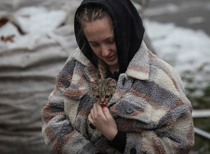 „Reuters“/„Scanpix“ nuotr./Karas Ukrainoje