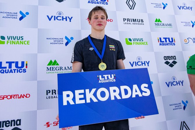 Martyno Pečiulio/ LTU Aquatics nuotr./Tajus Juška