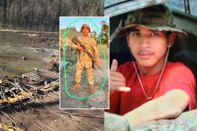Lietuvos kariuomenės ir „Pacific Daily News“ nuotr./Gelbėjimo darbai Pabradės poligone, Dante Gogo Taitano