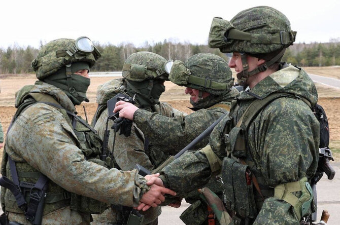 Baltarusijos kariai / HANDOUT / AFP