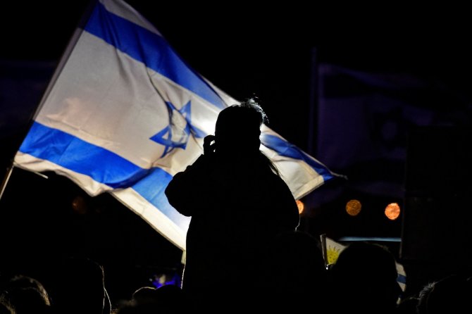 „AFP“/„Scanpix“/Izraelio vėliava