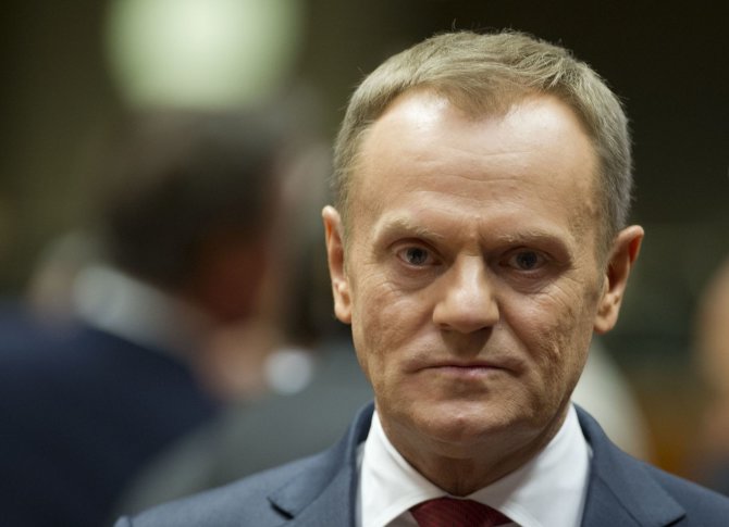 AFP/„Scanpix“ nuotr./Lenkijos ministras pirmininkas Donaldas Tuskas