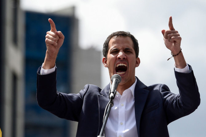 AFP/„Scanpix“ nuotr./Juanas Guaido