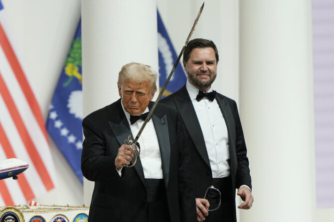 „AP“/„Scanpix“/Donaldas Trumpas ir J.D.Vance'as