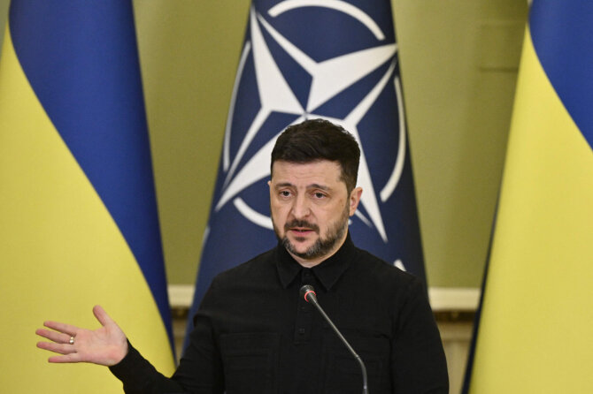 Volodymyras Zelenskis / GENYA SAVILOV / AFP