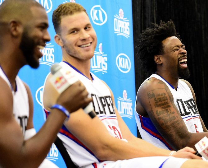 AFP/„Scanpix“ nuotr./Chrisas Paulas, Blake'as Griffinas ir DeAndre Jordanas