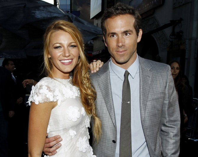 „Scanpix“/AP nuotr./Blake Lively ir Ryanas Reynoldsas