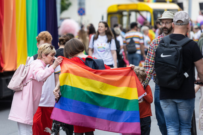 Pauliaus Peleckio / BNS nuotr./„Baltic Pride 2022“ eitynės Vilniuje
