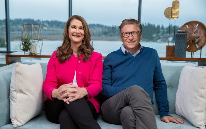 „Scanpix“/„Sipa USA“ nuotr./Melinda Gates ir Billas Gatesas